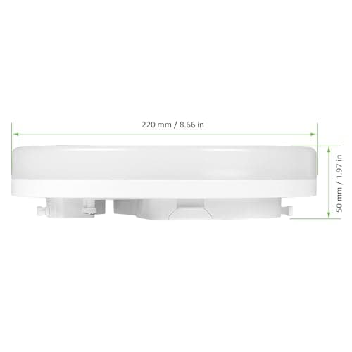 Lepro Plafonnier LED 15W, Luminaire Plafonnier Étanche IP54 Blanc Froid 5000K 1500LM, Angle de Faisceau 120 °, Plafonnier LED Idéal pour Salle de Bain, Balcon, Couloir, Cuisine, Salon(Φ22)