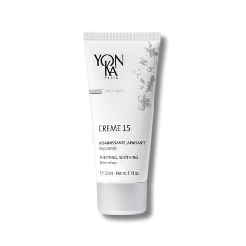 Crème15 Anti-Imperfections Yonka 50ml I Purifie, Apaise et Rééquilibre | Formule Ultra-Légère, Non Grasse | Résultats dermatologiquement prouvés I 98% d'Origine Naturelle
