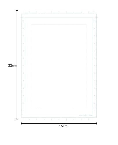 Clairefontaine 94045C Étui Manga et Multi-techniques - 40 Feuilles Papier Dessin Blanc Lisse A4 21x29,7 cm 200g - Papier imprimé avec une Graduation Simple - Idéal pour le Dessin au Feutre à Alcool