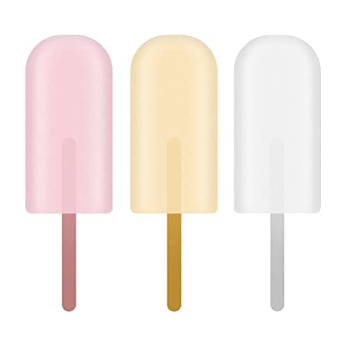 BSTCAR Lot de 50 bâtonnets de glace, en acrylique, réutilisables, pour bricolage, magnum, gâteau, glace, fabrication de desserts (doré)