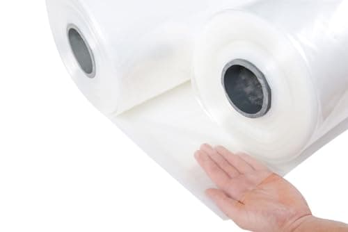 Provarm Film de serre 6-8-10 m de large I Film de jardin très transparent et indéchirable pour couvertures en extérieur I Bâche de protection résistante aux intempéries et aux UV pendant 10 ans