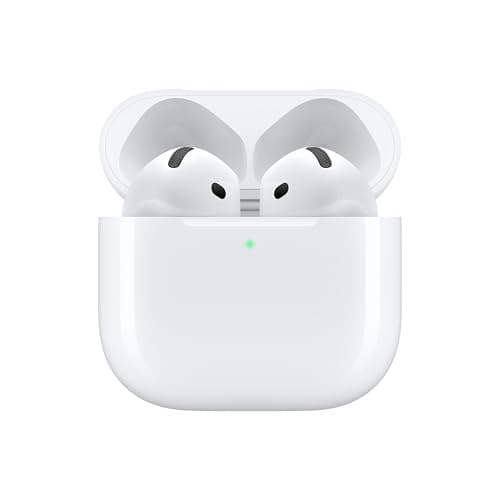 Apple AirPods 4 Écouteurs sans Fil, écouteurs Bluetooth, avec Réduction Active du Bruit, Audio adaptatif, Mode Transparence, Audio Spatial personnalisé, boîtier de Charge USB-C, Recharge sans Fil
