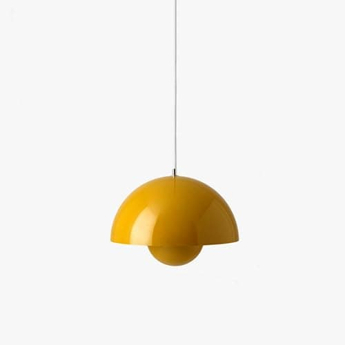 Moderne Lampe Suspendue Minimaliste Bourgeons Fleurs E27 Général-Jaune