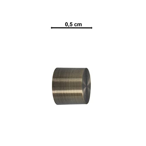 Sento 25/19mm Kit de Tringle a Rideau Metal Fixation au Plafond Laiton Antique 360 cm ILUSION
