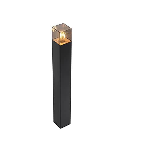 Qazqa denmark - Lampe sur pied extérieur - 1 lumière - L 8.3 cm - Noir - Moderne - éclairage extérieur