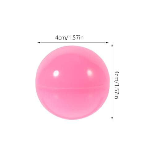 PACKOVE Boules De Tombola en Plastique 50 Pièces Boules Ouvrables Vides Fournitures De Jeu pour Tirage Au Sort Célébration