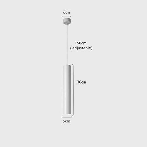 Lywins 12w 3000k Dia 5CM L30CM Tube LED COB Pendentif Plafonnier Moderne Lumières Spot Light Downlight Lampe Suspension pour Cuisine Île Salle À Manger Bar Comptoir Boutique