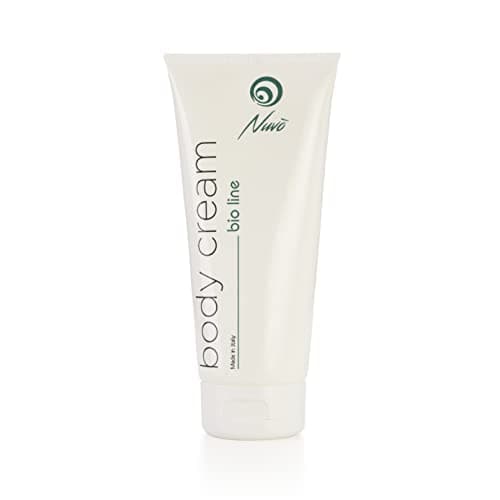 Nuvo' Bave d Escargot Crème Corps BIOLOGIQUE CERTIFIÉ 200ml, Acide Hyaluronique, Aloe, 12 Ingrédients Actifs Naturels, Hydratante, Nourrissant Protecteur, Contre les Vergetures 100% Made in Italy