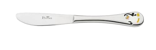 Pintinox, Set de 8 Couverts Enfant en Acier Inoxydable, Set composé d'une Fourchette, d'un Couteau, d'une cuillère et d'une cuillère à café