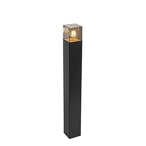 Qazqa denmark - Lampe sur pied extérieur - 1 lumière - L 8.3 cm - Noir - Moderne - éclairage extérieur