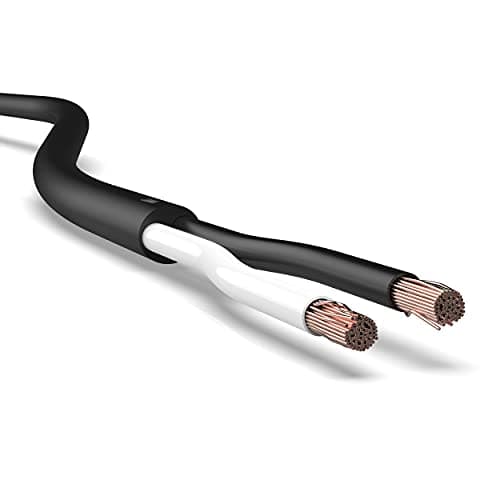 Auprotec Câble de véhicule 10 m - 2 x 0,75 mm2 - Câble rond 2 fils noir/blanc - Câble électrique FLRYY - Pour remorque de voiture