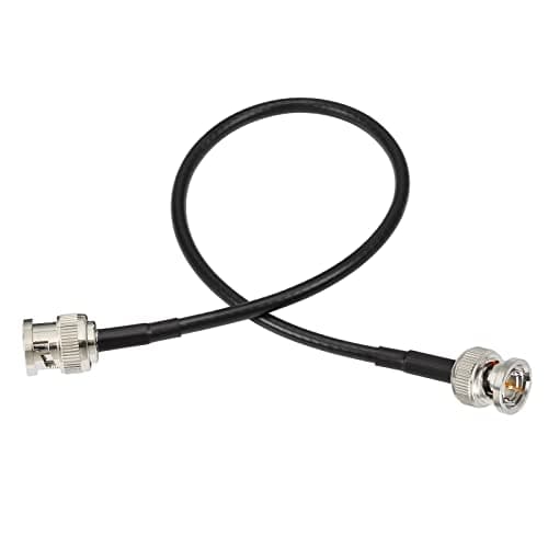 Superbat Câble BNC 30cm 3G/6G/HD SDI Câble Belden 1855A Câble 75ohm BNC Mâle à Mâle Câble Coaxial SDI Câble Vidéo pour HD-SDI/3G-SDI/4K Caméra(Droit,2 Pièces)