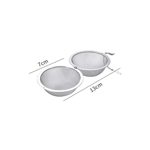 Infuseur à thé boule – Filtre à thé en maille d'acier inoxydable pour feuilles, épices, herbes, fruits – Lot de 3