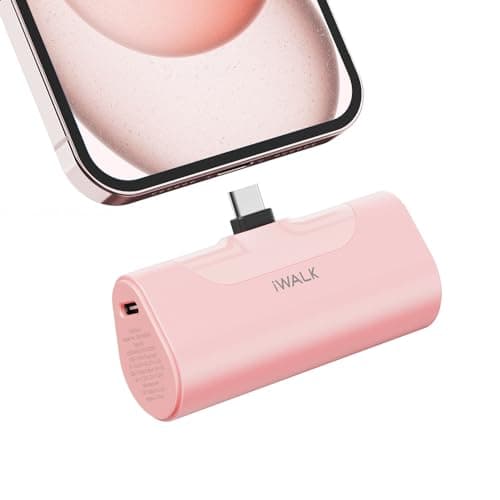 iWALK Batterie Externe 4500mAh[USB-C Version][Compatible avec iPhone 16 Série], Power Bank Mini 20W PD Charge Rapide, Petit Chargeur Externe Compatible avec iPhone 16 Pro Max/16 Pro/15 Plus/15/Android
