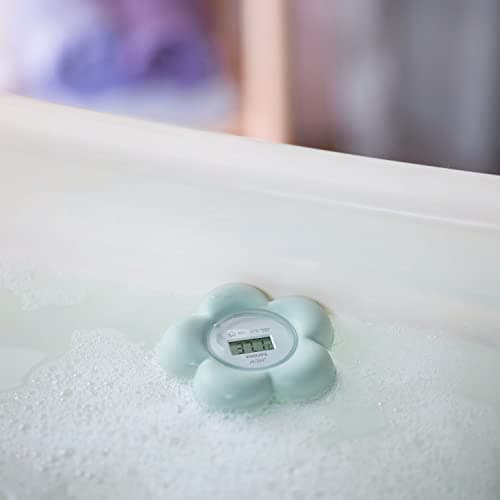 Philips Avent Thermomètre numérique de bain pour bébé, étanche et mesure précise de la température (Modèle SCH480/00)