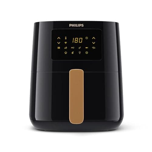 Philips Airfryer L Series 5000, 4.1L (0.8Kg), Air Fryer Multifonctions 13-en-1, Connexion Wifi, 90% de graisse en moins grâce à la technologie Rapid Air, Application de HomeID (HD9255/80)