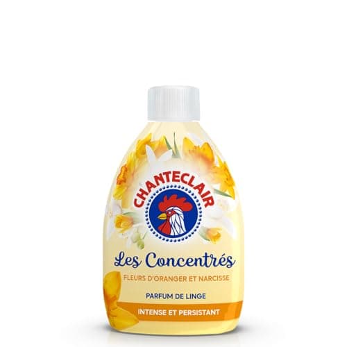 Chanteclair - Parfum de Linge Fleur d'Oranger et Narcisse, Intense et Persistant, 22 Doses, 220.00 ml (Lot de 1)