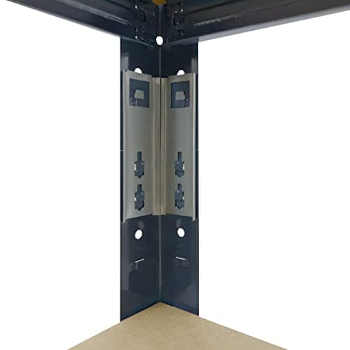shelfplaza® 180x60x30cm Home Étagère Charge Lourde Bleu/Etagere Metallique 5 Niveaux / 175kg capacité Charge/Etagere en Metal, étagères de Rangement & Etagere Rangement Garage Acier