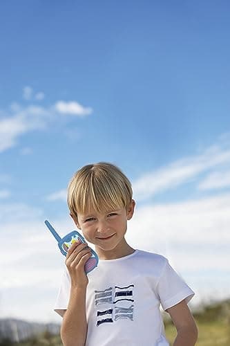 Lexibook, Disney Stitch, Talkies-Walkies 200m, Jeu de Communication pour Enfant, 2 canaux de Communication, Clip Ceinture, Bleu/Violet, TW12D