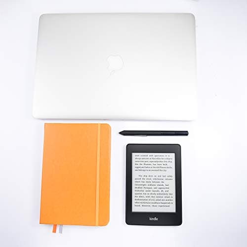 Guissi Carnet de notes classique à grille pointillée - Couverture rigide - Format A5-100 g/m2 - Papier épais sans acide - Avec fine poche intérieure en similicuir - Fournitures de bureau et
