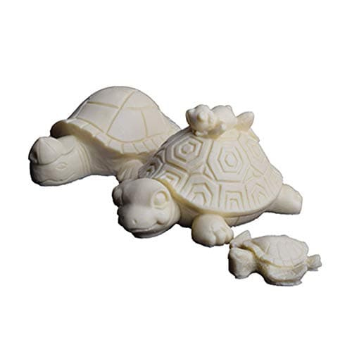 Egurs Moule en silicone en forme de tortue 3D pour fondant, muffin, chocolat, bonbons, savon, décoration