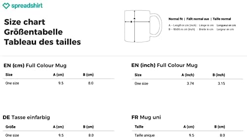 Spreadshirt Humour Ophtalmo Perde Votre Temps Tasse Mug, taille unique, noir