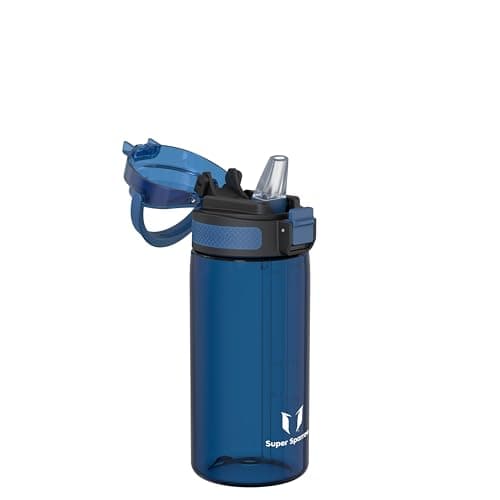 Super Sparrow Gourde Enfant - 500ml - TouchSip Bouteille d'eau avec Paille - Tritan Sans BPA - Idéale pour le Sport, l’École et les Activités en Plein Air