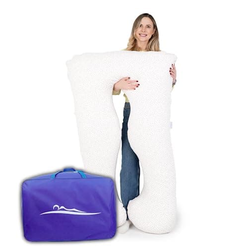 MAKOSAS KomfortKissen Original - Coussin orthopédique de qualité supérieure - Coussin de corps - Coussin de positionnement latéral - Pour un meilleur sommeil et contre les maux de dos - 100 x 150 cm