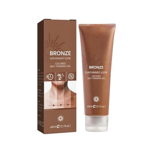 2 Pièces Autobronzant Corps Self Tanning, Bronzage Intense, Accélérateur de Bronzage, Autobronzant à l'effet Immédiat, Bronzage Naturel et Longue Durée, Toutes Peaux et Tous âges