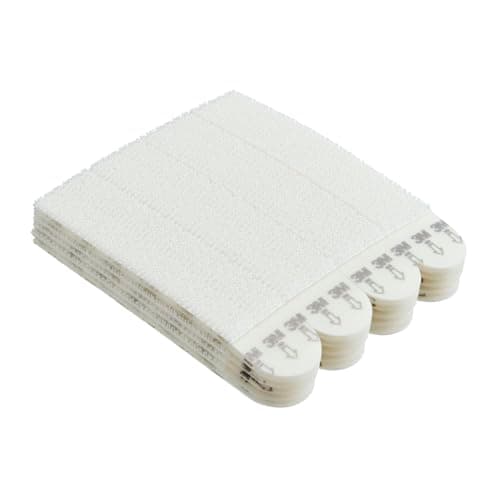 Command Languettes Accroches Tableaux, Très Grandes - 10 Paires (20 Languettes) Blanc - Supporte jusqu'à 9 kg - Sans Outils - Fixation sans Dommages