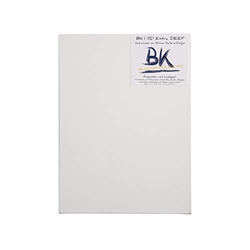 BK BILDERRAHMEN KOLMER 4 Toiles B.K. Deep Edge | 50x70 cm | sur Chassis, Pur Coton