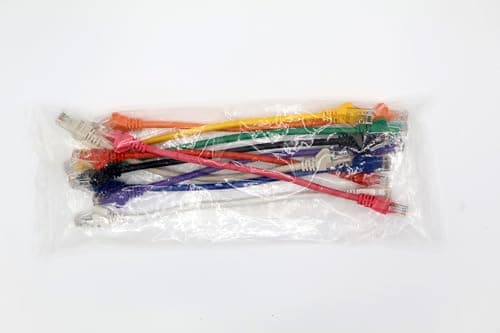 1aTTack.de Câble réseau Cat 6 10 couleurs - 0,25 m - (set) - Câble Ethernet CAT6 Câble Lanka Câble patch 1000 Mbits