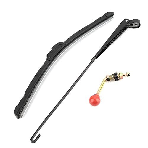 Pour l'opération manuelle d'essuie - glace, kit d'essuie - glace manuel UTV (3. Pièces structurelles), kit de remplacement universel de balai d'essuie - glace bl? Remplacement de l'ensemble tter