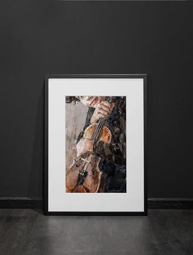 DEHA Design Cadre en bois Fontana, 30x40 cm, Blanc