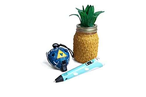 SCRIB3D Stylo d'impression 3D P1 avec affichage - Contient un stylo 3D, 3 couleurs de départ de filament PLA, un livre de pochoirs + instructions de projet et chargeur (français non garanti)