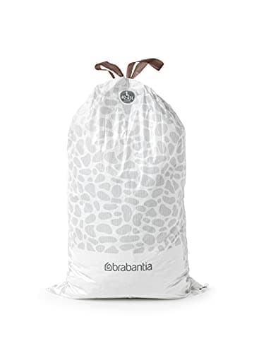 Brabantia Sacs Poubelle PerfectFit (Code L - 40L / 45L), Ultra Résistant, Poignées Coulissantes (40 Sacs)