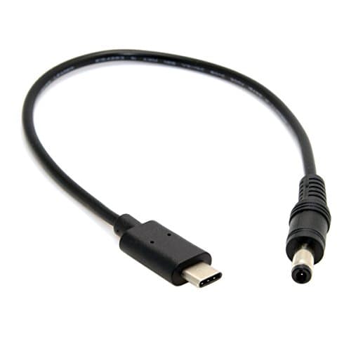 Cablecc Câble d'extension USB 3.1 type C USB-C vers DC 5,5 2,5 mm pour Air Pro 20 cm