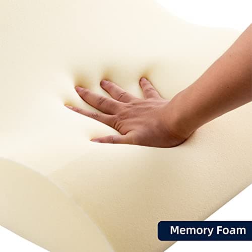 NOFFA Coussin de Lecture en Mousse à Mémoire de Forme pour Lit | Oreiller Cale Dos | Coussin à Coin Triangle est Idéal pour Soutenir Le Dos Lorsque Vous Détendez, Lisez ou Regardez la Télévision