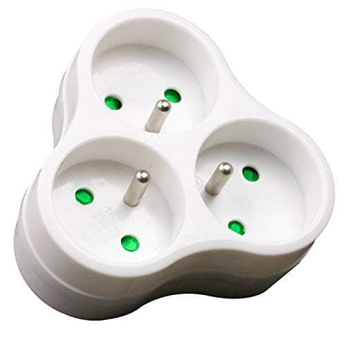Triplite 3x 16A triangulaire - Blanc - Zenitech
