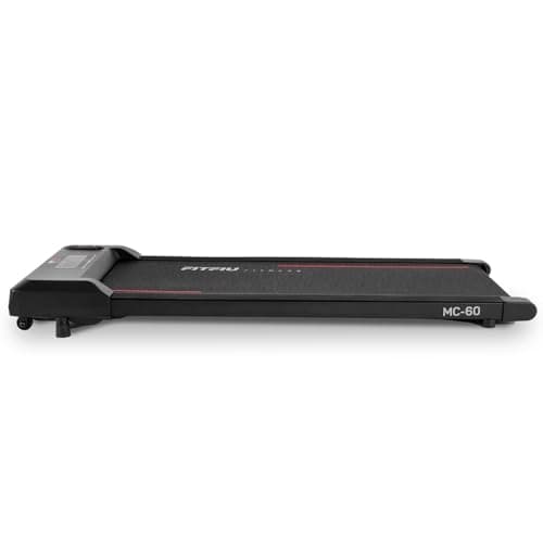 FITFIU Fitness MC-60 Tapis de Course et de Marche pour Dessous de Bureau 6 km/h, Inclinaison Fixe de 5o, Surface de 36 x 100 cm, télécommande, Poids Max 110 kg, pour Marche et Jogging