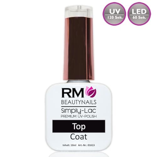 Top Coat Vernis à ongles UV de qualité supérieure 10 ml