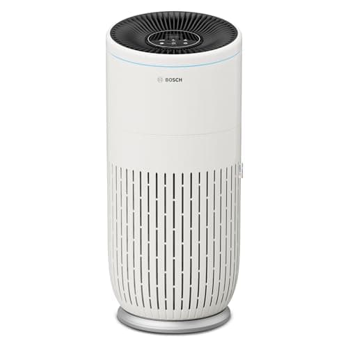 Bosch Air 6000 Purificateur d'air - Élimine les Polluants, Avec un Filtre à Air et un Mode Sommeil (< 25 dB(A)) - Pour jusqu'à 125 m2 - Avec Capteur Intelligent et Mode Automatique - CADR : 600 m3/h