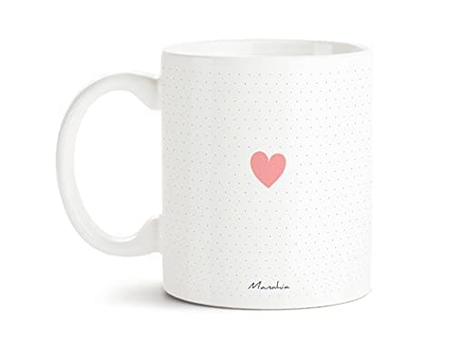 Manahia Mug Cadeau Mamie - Mamie tu es le Sourire de ma Vie - Avec Boite Kraft - 330 mL, Céramique - Imprimé en France - Tasse Annonce Mamie - Noël, Anniversaire, Fête des Grands-Mères