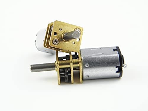 Chancs n20 petit moteur électrique DC 6V 40rpm longueur d'arbre 10mm petit moteur électrique pour caméra électronique de verrouillage de porte 2PCS