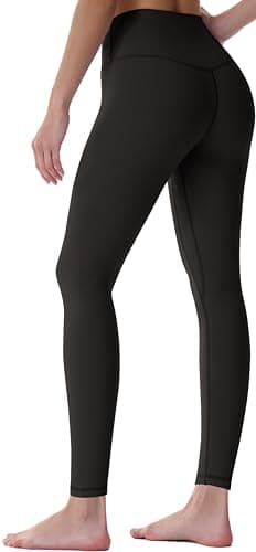 Sunzel Sunzfly Legging de Sport Femme Taille Haute Pantalon de Yoga Opaque Pantalon de Sport pour la Salle de Sport Fitness Entraînement Marron XS