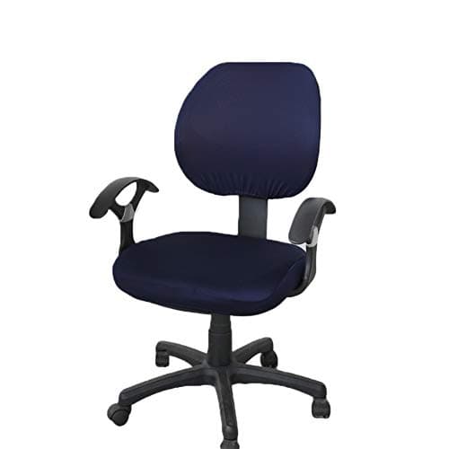 Koowaa Moderne Simplisme Style 2 Pcs Universel Ordinateur De Bureau Chaise Chaise Dossier Couverture De Protection Étirable Rotation Chaire de Rédaction Slipcover