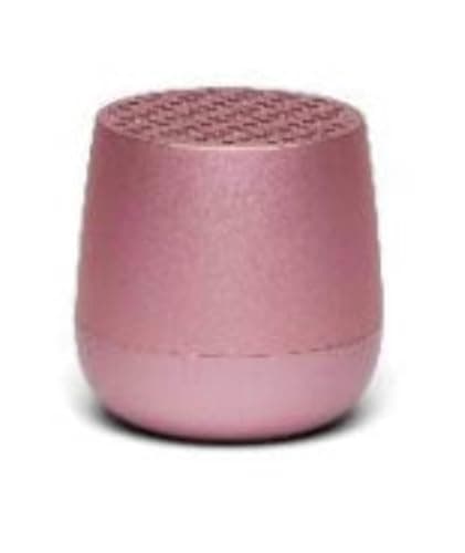 Lexon Mini Enceinte Bluetooth Portable MINO+, Micro Mains-Libre et déclencheur Selfie, Rechargeable sans Fil pour PC et Smartphone - Rose