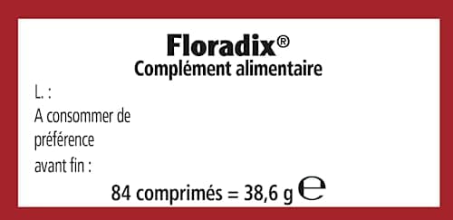 Salus Floradix Fer + Plantes - Formule Liquide Anti-Fatigue Riche en Fer - Enrichi en Vitamine C pour une Bonne Absorption - 84 comprimés