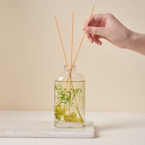 COCORRÍNA Diffuseur Parfum Maison, Linge Propre 160ml avec bâtonnets Parfum de Maison pour Salle de Bain Chambre à Coucher Décoration d'intérieur