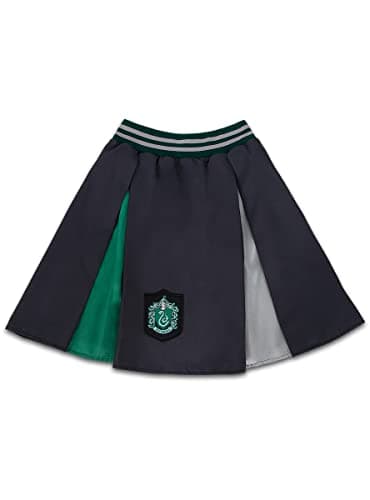 Funidelia | Jupe Serpentard - Harry Potter pour femme Poudlard, Magiciens, Hogwarts - Déguisement pour Adultes et accessoires pour Halloween, carnaval et fêtes - Taille M - Noir